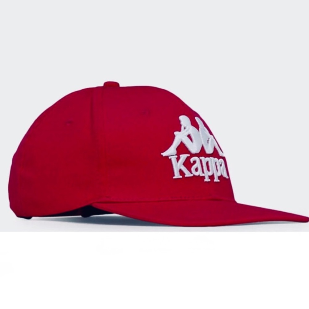 Kappa strap back cap in burgundy -Kappa